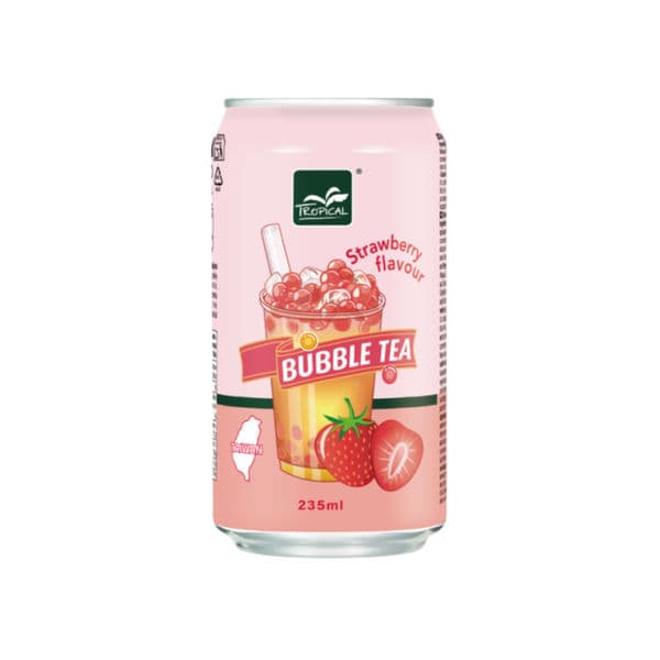 Tropical Bubble Tea Strawberry 235ml