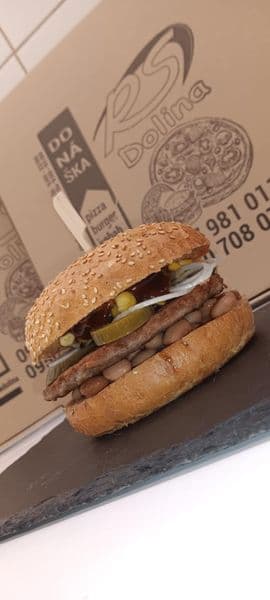 MEXICO burger + hranolky