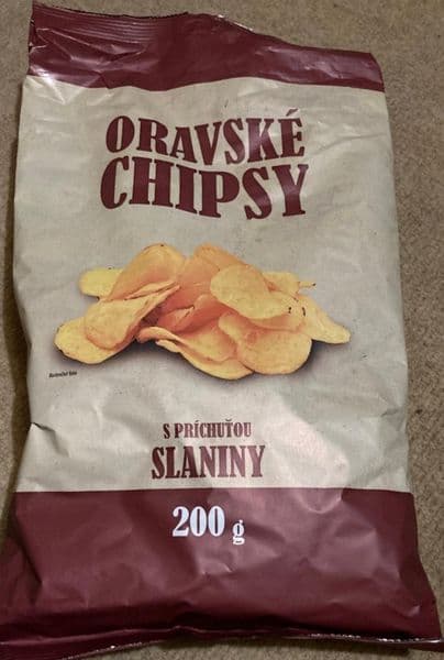 Oravské chipsy Slanina 200g