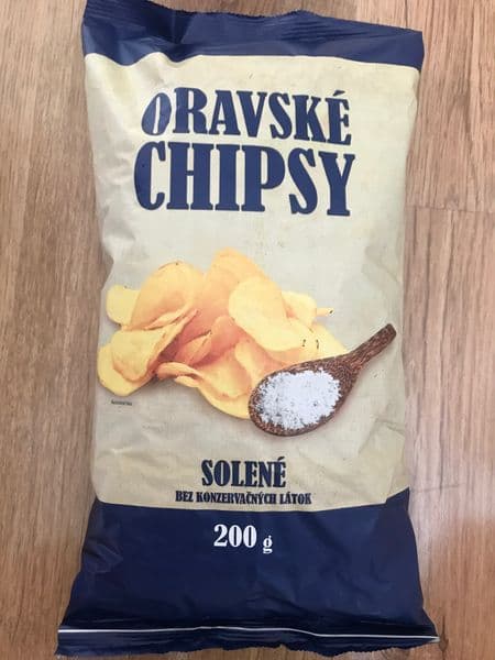 Oravské chipsy Solené 200g