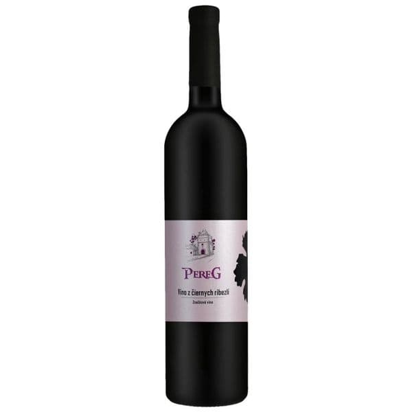 PEREG víno z čiernych ríbezlí 0,75l