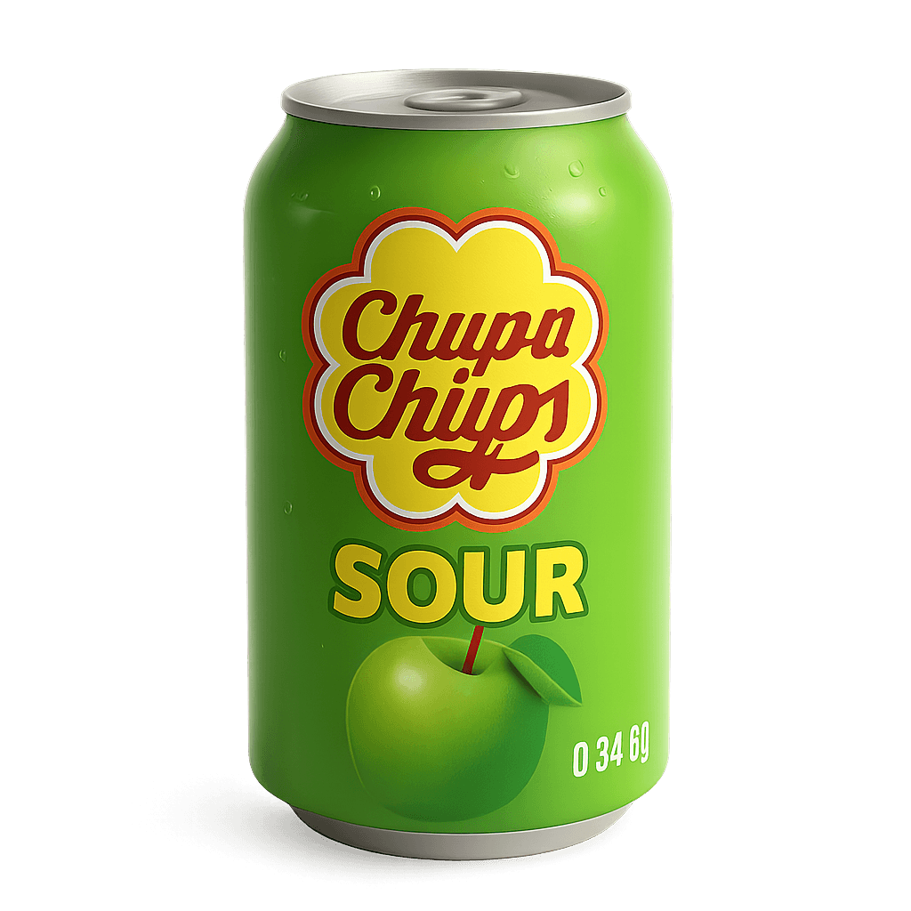 Zelené Jablko Chupa Chups SOUR 0,345l