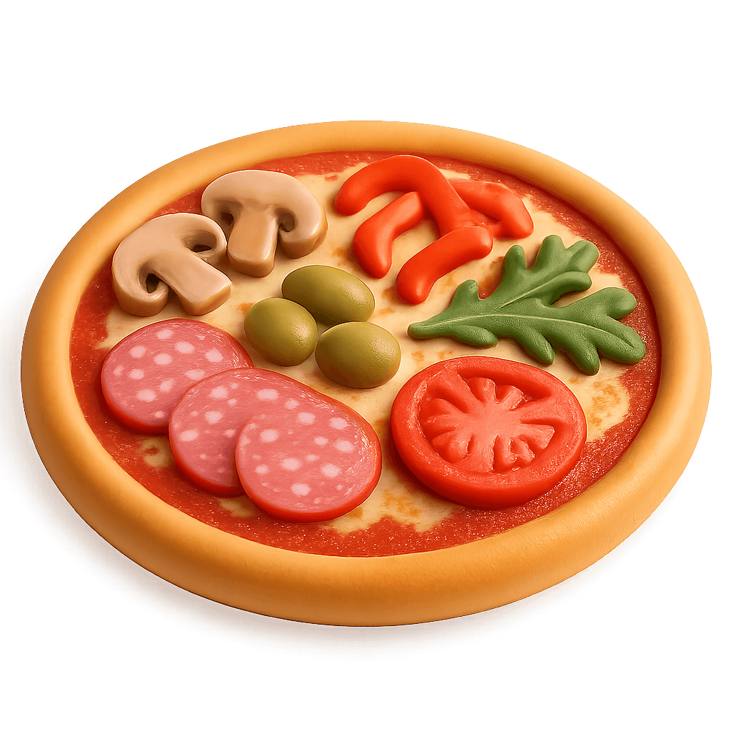 Poskladaj si pizzu + 5 príloh